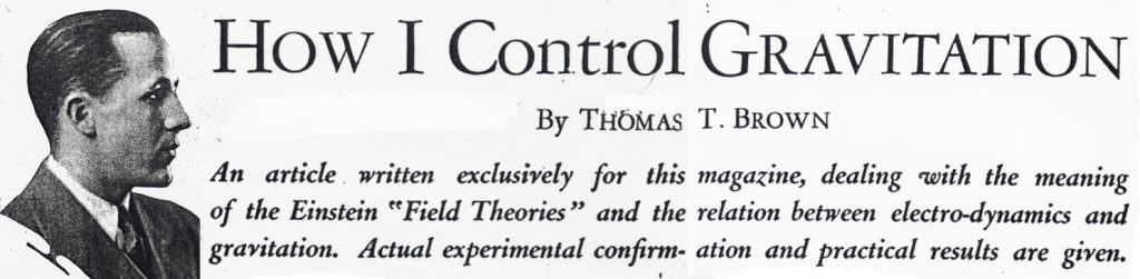 How I Control Gravitation - Science & Invention 1929