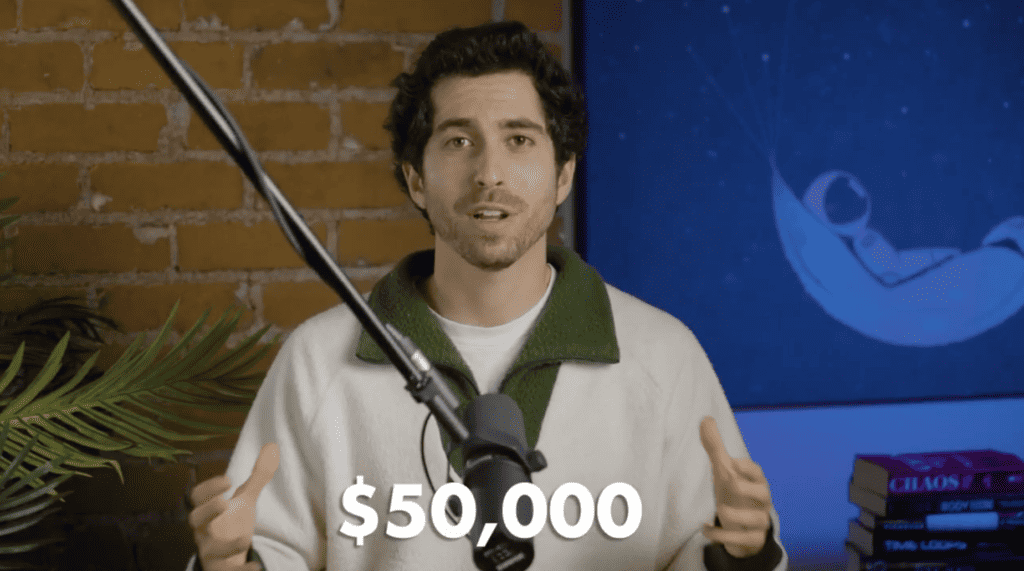 Jesse Michels offers $50K